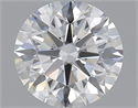 1.51 Carats, Round with Excellent Cut, D Color, SI1 Clarity and Certified by GIA