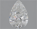 1.50 Carats, Pear F Color, SI1 Clarity and Certified by GIA