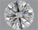 1.90 Carats, Round with Excellent Cut, I Color, SI1 Clarity and Certified by GIA