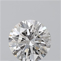 0.43 Carats, Round with Excellent Cut, H Color, SI2 Clarity and Certified by GIA