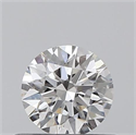 0.40 Carats, Round with Excellent Cut, H Color, VS1 Clarity and Certified by GIA