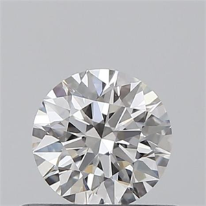 Picture of 0.40 Carats, Round with Excellent Cut, H Color, VS1 Clarity and Certified by GIA