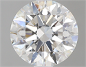 1.03 Carats, Round with Excellent Cut, D Color, IF Clarity and Certified by GIA