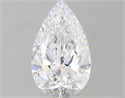 1.05 Carats, Pear D Color, IF Clarity and Certified by GIA