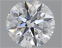 1.30 Carats, Round with Excellent Cut, D Color, SI1 Clarity and Certified by GIA