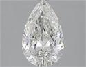 1.53 Carats, Pear J Color, SI2 Clarity and Certified by GIA