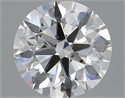 1.60 Carats, Round with Excellent Cut, E Color, SI1 Clarity and Certified by GIA