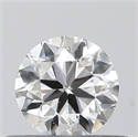 0.40 Carats, Round with Very Good Cut, H Color, VS2 Clarity and Certified by GIA