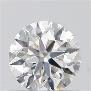 Picture of 0.41 Carats, Round with Excellent Cut, E Color, VVS2 Clarity and Certified by GIA