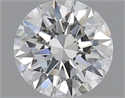 1.02 Carats, Round with Excellent Cut, F Color, VVS1 Clarity and Certified by GIA