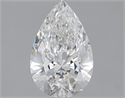1.50 Carats, Pear E Color, VS2 Clarity and Certified by GIA