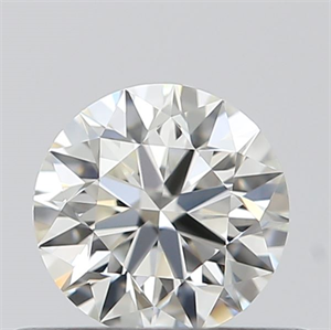 Picture of 0.40 Carats, Round with Excellent Cut, I Color, VVS1 Clarity and Certified by GIA