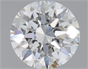 1.40 Carats, Round with Excellent Cut, E Color, VVS2 Clarity and Certified by GIA