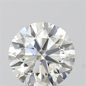 Picture of 0.40 Carats, Round with Very Good Cut, J Color, IF Clarity and Certified by GIA