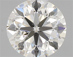 Picture of 0.50 Carats, Round with Very Good Cut, I Color, SI1 Clarity and Certified by GIA