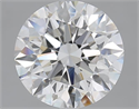 3.51 Carats, Round with Excellent Cut, G Color, VVS1 Clarity and Certified by GIA