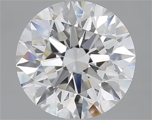 Picture of 3.51 Carats, Round with Excellent Cut, G Color, VVS1 Clarity and Certified by GIA