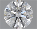 1.70 Carats, Round with Excellent Cut, D Color, SI1 Clarity and Certified by GIA