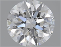 1.71 Carats, Round with Excellent Cut, D Color, VS1 Clarity and Certified by GIA