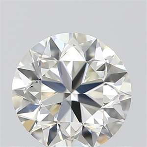 Picture of 0.50 Carats, Round with Very Good Cut, I Color, VVS2 Clarity and Certified by GIA