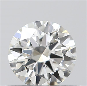 Picture of 0.40 Carats, Round with Excellent Cut, I Color, VVS2 Clarity and Certified by GIA