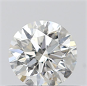 0.40 Carats, Round with Excellent Cut, F Color, SI2 Clarity and Certified by GIA