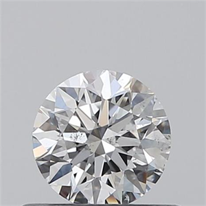 Picture of 0.40 Carats, Round with Excellent Cut, E Color, SI2 Clarity and Certified by GIA