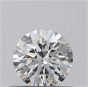 0.40 Carats, Round with Excellent Cut, E Color, SI2 Clarity and Certified by GIA
