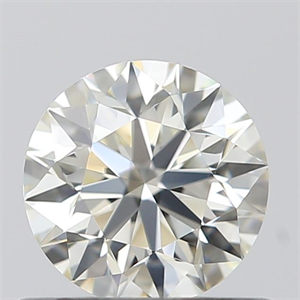 Picture of 0.58 Carats, Round with Excellent Cut, K Color, VVS2 Clarity and Certified by GIA