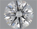 1.50 Carats, Round with Excellent Cut, G Color, SI1 Clarity and Certified by GIA