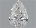 1.31 Carats, Pear H Color, SI2 Clarity and Certified by GIA