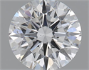 0.41 Carats, Round with Excellent Cut, E Color, SI1 Clarity and Certified by GIA