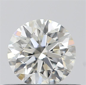 Picture of 0.40 Carats, Round with Excellent Cut, I Color, VVS2 Clarity and Certified by GIA