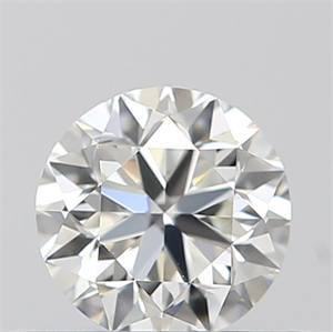 Picture of 0.40 Carats, Round with Very Good Cut, I Color, VVS1 Clarity and Certified by GIA