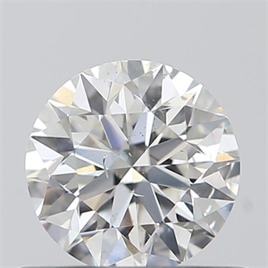 Picture of 0.50 Carats, Round with Excellent Cut, G Color, SI2 Clarity and Certified by GIA