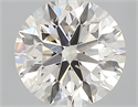 0.40 Carats, Round with Excellent Cut, K Color, SI1 Clarity and Certified by GIA