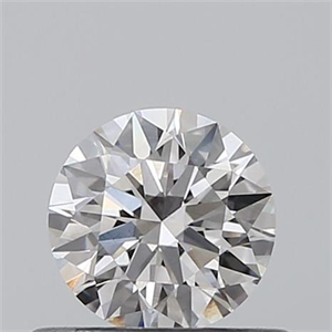 Picture of 0.40 Carats, Round with Excellent Cut, H Color, VS1 Clarity and Certified by GIA