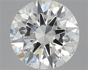 Picture of 2.78 Carats, Round with Excellent Cut, K Color, IF Clarity and Certified by GIA