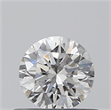 0.40 Carats, Round with Excellent Cut, G Color, SI1 Clarity and Certified by GIA