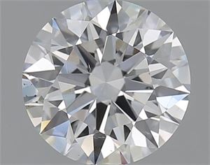 Picture of 1.51 Carats, Round with Excellent Cut, D Color, SI1 Clarity and Certified by GIA