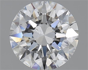 Picture of 1.70 Carats, Round with Excellent Cut, E Color, SI1 Clarity and Certified by GIA