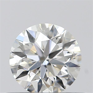 Picture of 0.41 Carats, Round with Excellent Cut, H Color, VVS1 Clarity and Certified by GIA