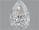 2.01 Carats, Pear F Color, SI1 Clarity and Certified by GIA