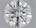 1.21 Carats, Round with Excellent Cut, E Color, VS1 Clarity and Certified by GIA