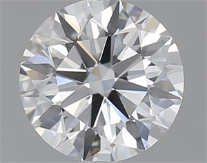 Picture of 1.08 Carats, Round with Excellent Cut, D Color, VVS1 Clarity and Certified by GIA