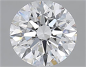 1.80 Carats, Round with Excellent Cut, D Color, VVS2 Clarity and Certified by GIA