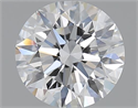 1.60 Carats, Round with Excellent Cut, D Color, VS1 Clarity and Certified by GIA