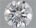 1.33 Carats, Round with Excellent Cut, E Color, VS1 Clarity and Certified by GIA