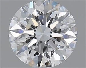 Picture of 1.08 Carats, Round with Excellent Cut, D Color, VVS2 Clarity and Certified by GIA