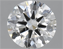 2.00 Carats, Round with Excellent Cut, J Color, SI1 Clarity and Certified by GIA